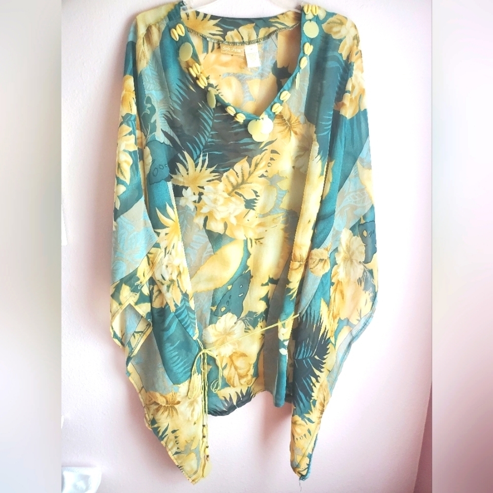 Soft Focus Tunic Cover-up